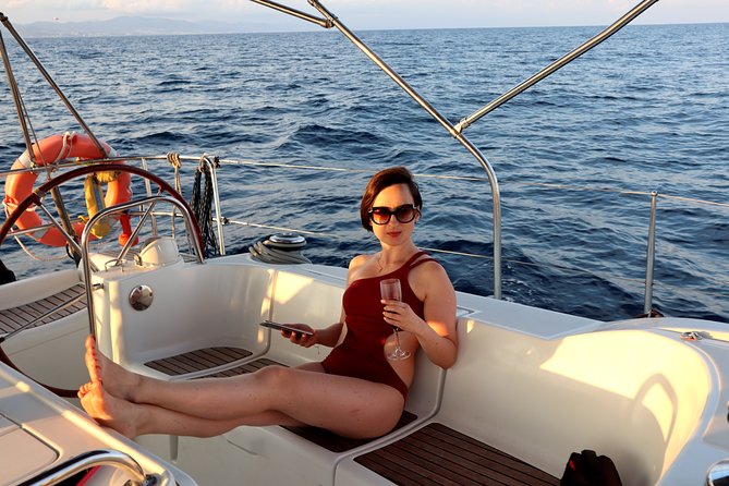 Barcelona Private Sailing Tour with Drinks for Family and Friends - Swimming, inflatables, and the reality of open water