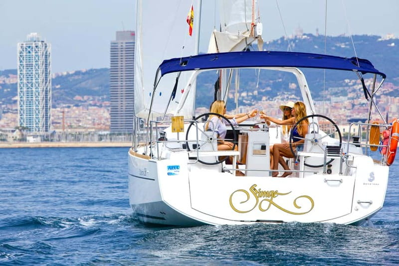 Barcelona: Private Sailing Trip with Drinks & Snacks (max 9) - Returning with more shoreline views