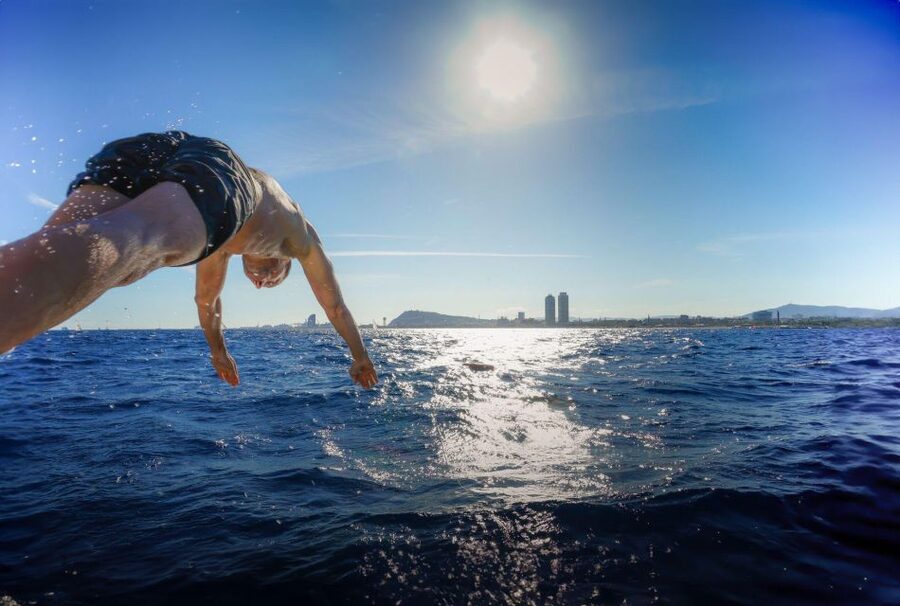 Barcelona: Sailing Tour with Vermouth and Drinks - Barcelona from the Mediterranean side