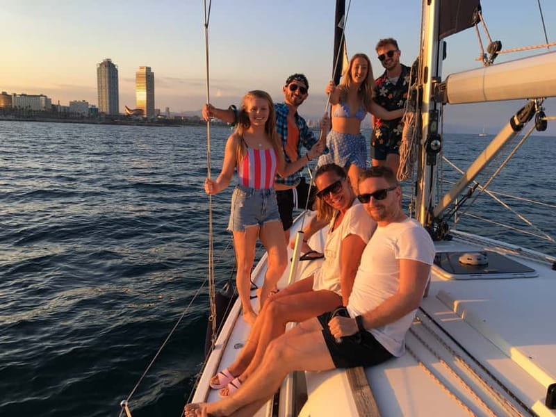 Barcelona: Sunset Boat Trip with Cava Wine and Snacks - Cava, snacks, and a relaxed onboard mood