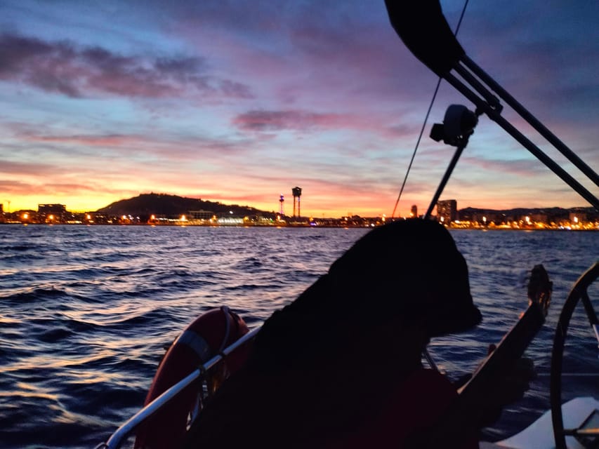 Barcelona: Sunset Cruise with Snacks and Drinks - Swimming from the boat when conditions suit