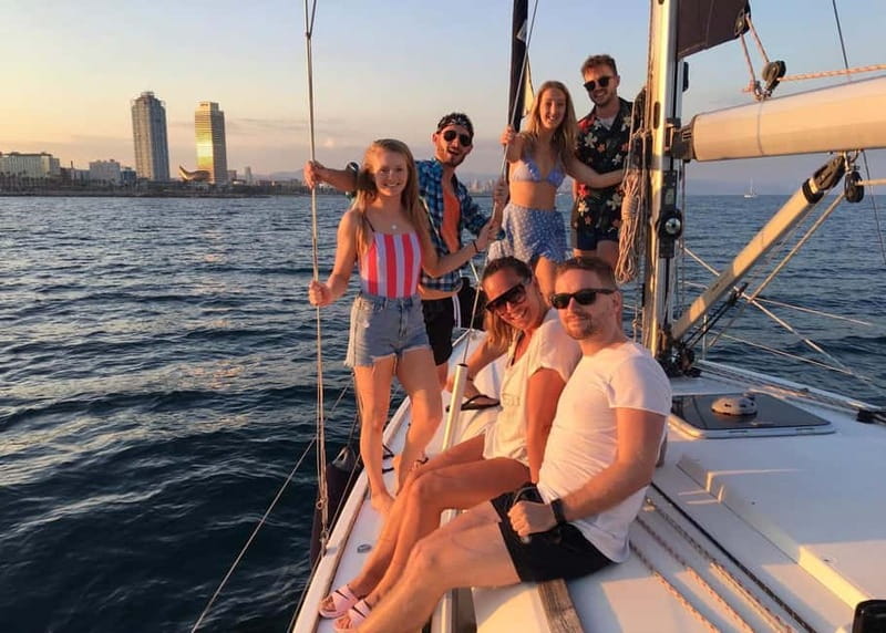 Barcelona: Sunset Sailboat Cruise with Open Bar and Snacks - Why Barcelona’s sunset works better from offshore