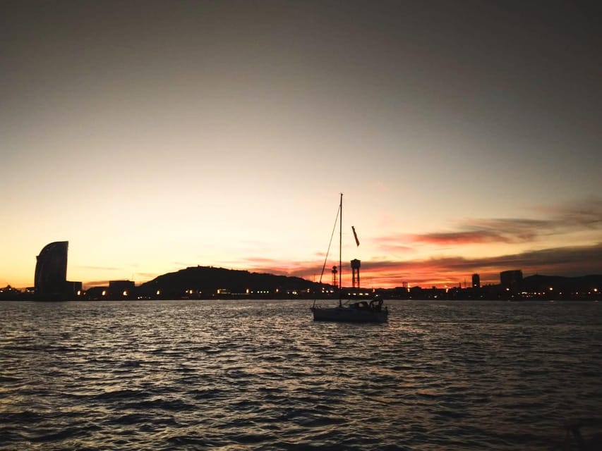 Barcelona: Unique Sunset Sailing Tour with Tapas & Open Bar - The first views along Barcelona’s coast