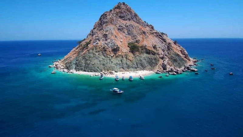 Belek/Antalya/Kemer: Suluada Sunset Boat Tour with Dinner - First bay: your first chance to swim