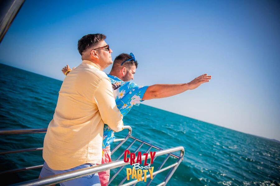 Benalmadena: Boat Party with a Drink - Swimming depends on the captain and the sea