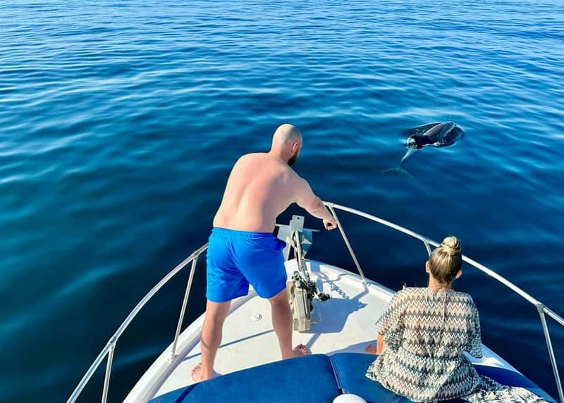 Benalmádena Boat Tour with Snorkeling, Water Slide and Lunch - Snorkeling above the shipwreck