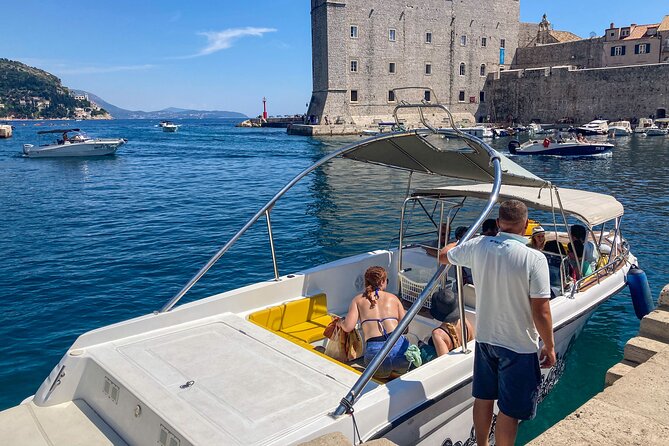 Blue Cave, Green Cave & Lopud Beach small group Speed boat Tour - One relaxed hour at Šunj Beach