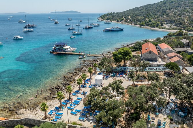Blue Lagoon & 3 Islands Cruise with Lunch from Split - Čiovo begins the swimming day