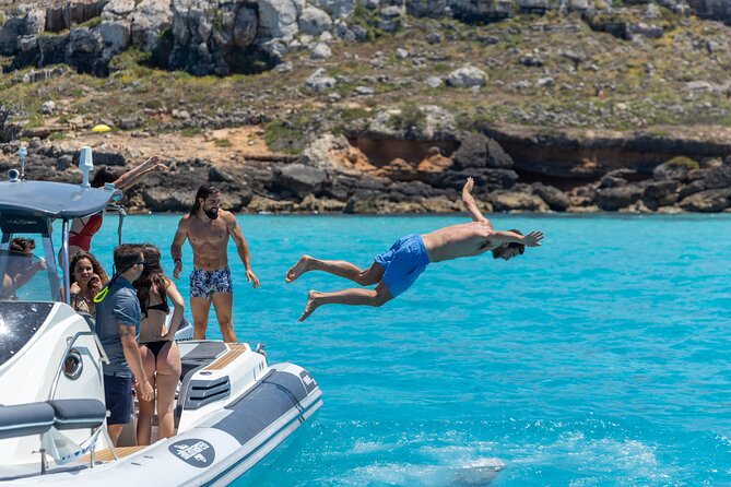 Boat Tour Egadi Day discover Favignana and Levanzo from Trapani - The short crossing to Levanzo