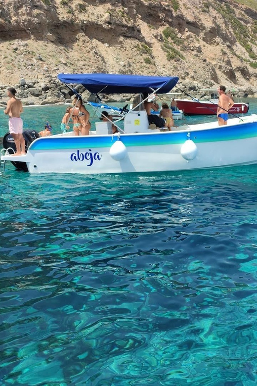 Boat tour to Favignana & Levanzo with Tastings and Swim stop - Cala Minnola, Faraglioni, and the final Favignana stops