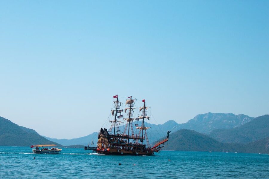 Bodrum: Family-Friendly Pirate Boat Day with Lunch & Drinks - Swimming in Bodrum’s clear bays