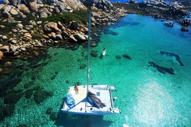 Bonifacio: Catamaran trip with snorkeling at the Lavezzi Islands - Second stop: Cavallo’s clear water