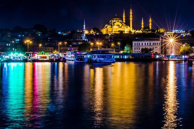 Bosphorus Night Cruise: Dinner, Drinks & Hotel Pickup - What the Bosphorus route shows you