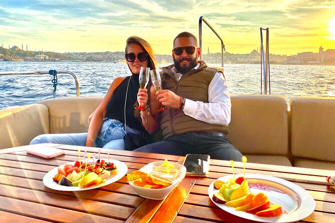 Bosphorus Sunset or Daytime Yacht Cruise with Snacks & Live Guide - From Bebek and the narrow strait to Rumeli Fortress
