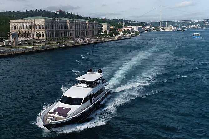 Bosphorus Yacht Cruise with Stopover on the Asian Side - (Morning or Afternoon) - Returning past palaces and fortresses