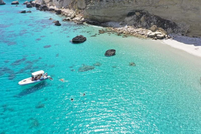Cagliari: Boat Tour, 4 Stops, Swim, Snorkeling, & 1 Spritz - Cala Mosca and Cala Fighera: rock, water, and photo stops