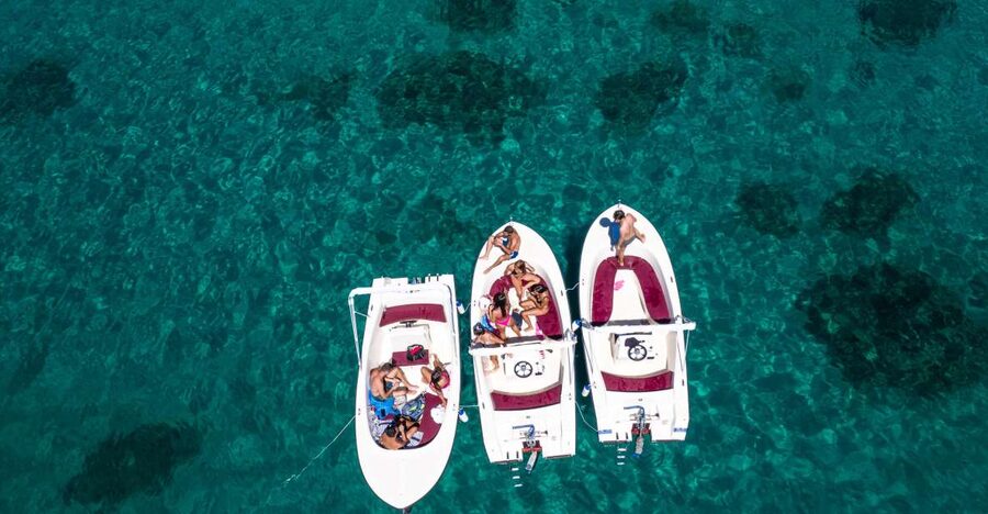 Cagliari: Electric Boat Rental at Marina Piccola - How to use the four hours wisely