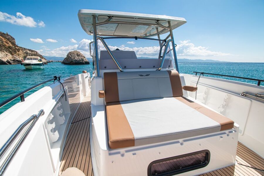 Cagliari: Luxury Motorboat Tour with 3 Swim Stops & Wine - The Devil’s Saddle From the Sea