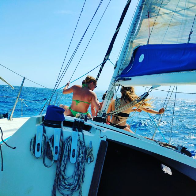 Cagliari Sailing Boat Tour with Snorkeling and Drink - Devil’s Saddle and its cliffs