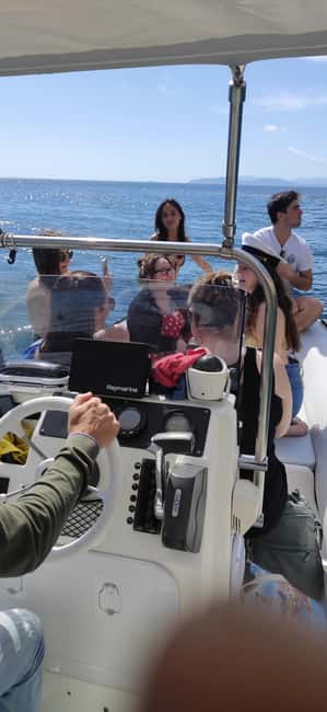 Cagliari: Sella del Diavolo Boat Magic Tour Drinks & Snacks - Cala Bernat and the smaller coastal details