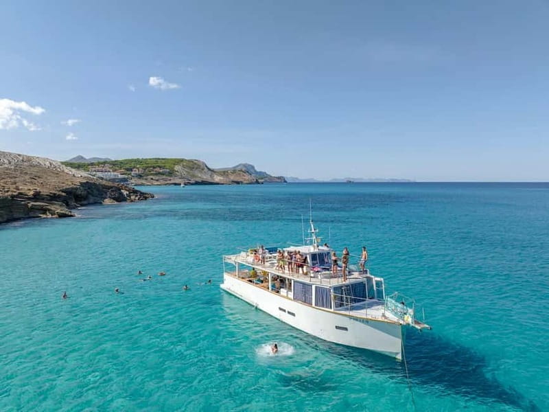 Cala Rajada: Boat Excursion with Drinks and Food - Swimming Stops With Snorkeling Time
