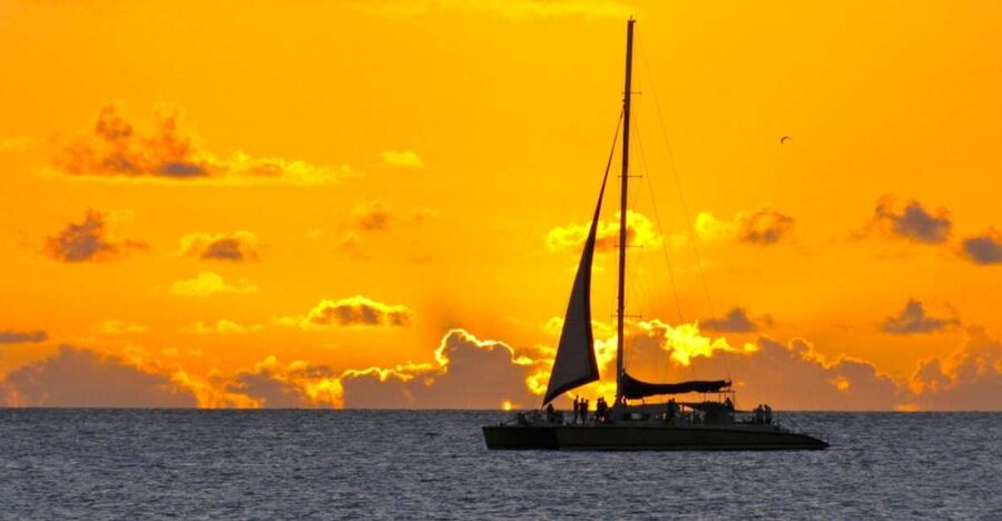 Cambrils: Costa Dorada Sunset Catamaran Cruise with Drinks - Key points at a glance