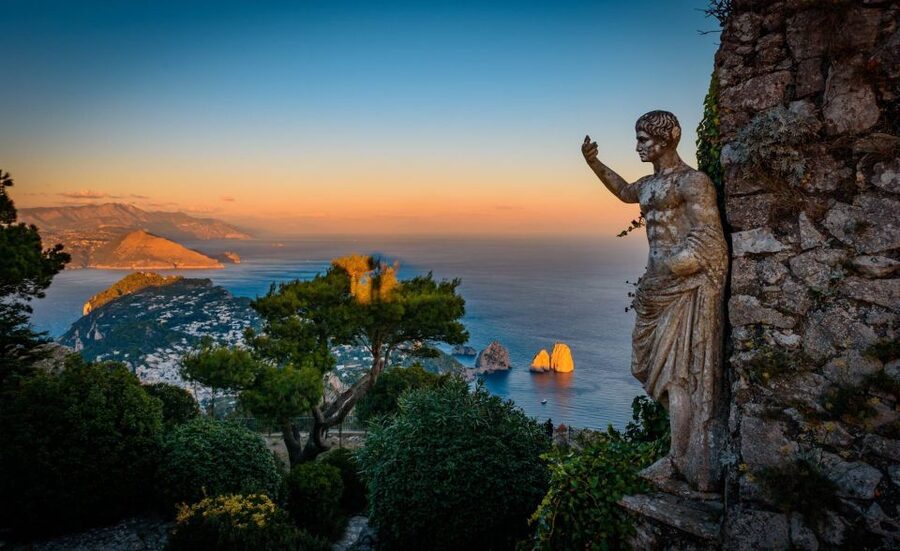 Capri: Boat and Island Tour - Capri town, boutiques, and the Gardens of Augustus