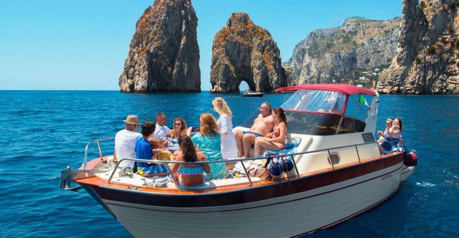 Capri: Full-Day Small Group Boat Tour - Cruising past the Sorrentine coast