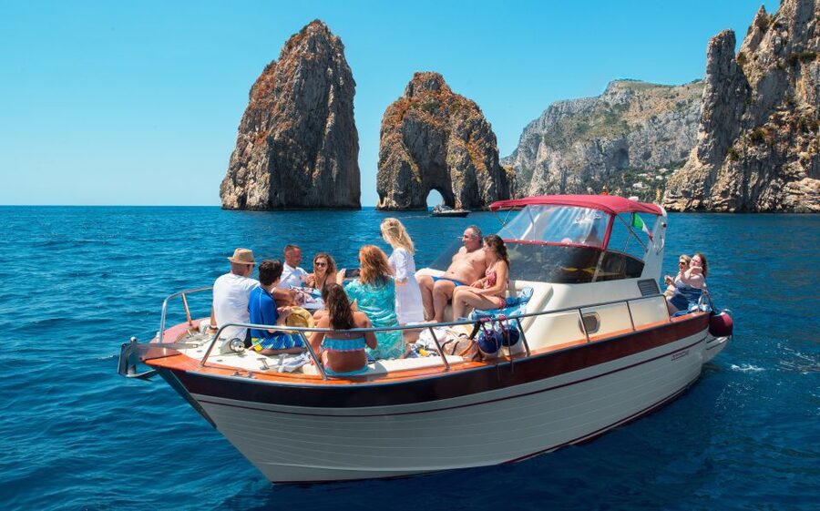 Capri: Full-Day Small Group Boat Tour - Pickup around Sorrento and the ride to the port