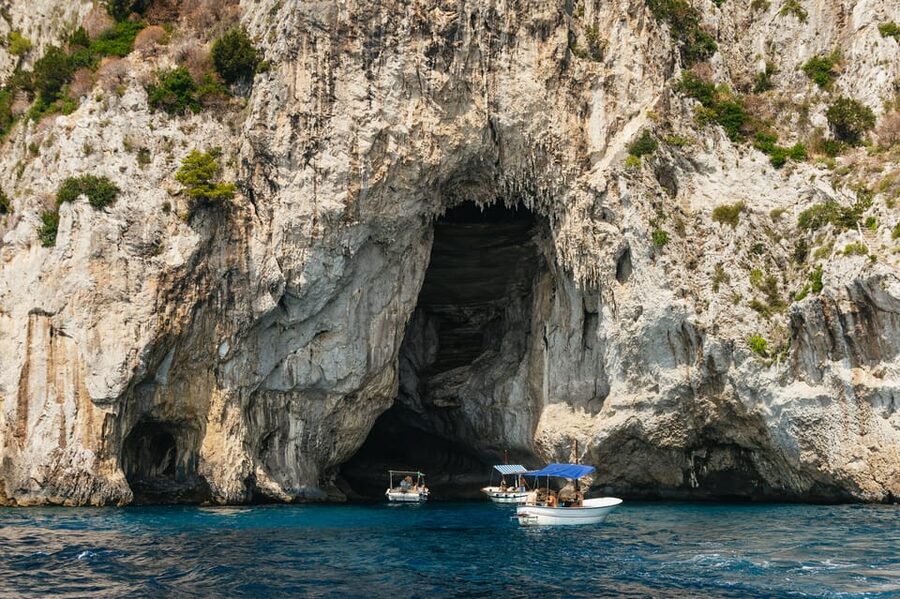 Capri: Island Boat Tour and Optional Blue Grotto Visit - The first part of the two-hour coastal circuit