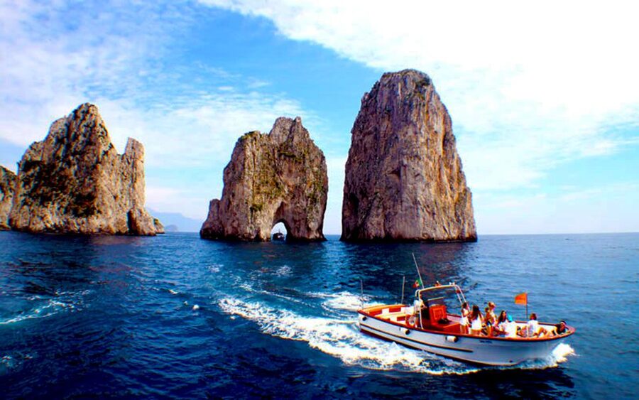 Capri: Island Boat Tour with Blue Grotto Stop - Starting at Marina Grande and finding the right boat