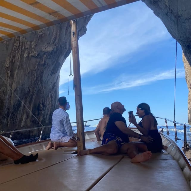 Capri: Scenic Boat Tour with Swimming, Limoncello & Snack - Marina Piccola and the best part: swimming