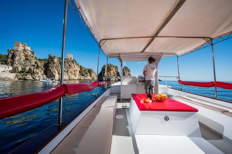 Castellammare del Golfo: Boat tour of the Zingaro Reserve and Scopello - Caves, coves, and the first swimming stops