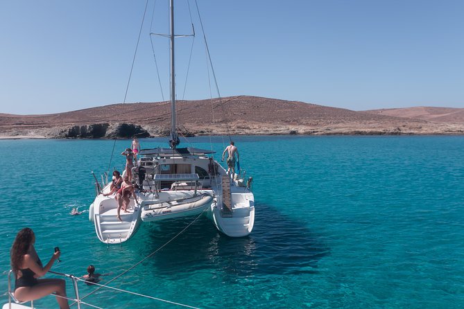 Catamaran Day & Sunset Cruises with meals Drinks and transportation - From Hotel Pickup to the New Port