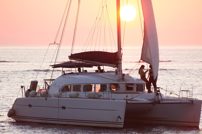 Catamaran Day & Sunset Cruises with meals Drinks and transportation - Fresh Lunch, Rosé Wine, and Life on Board