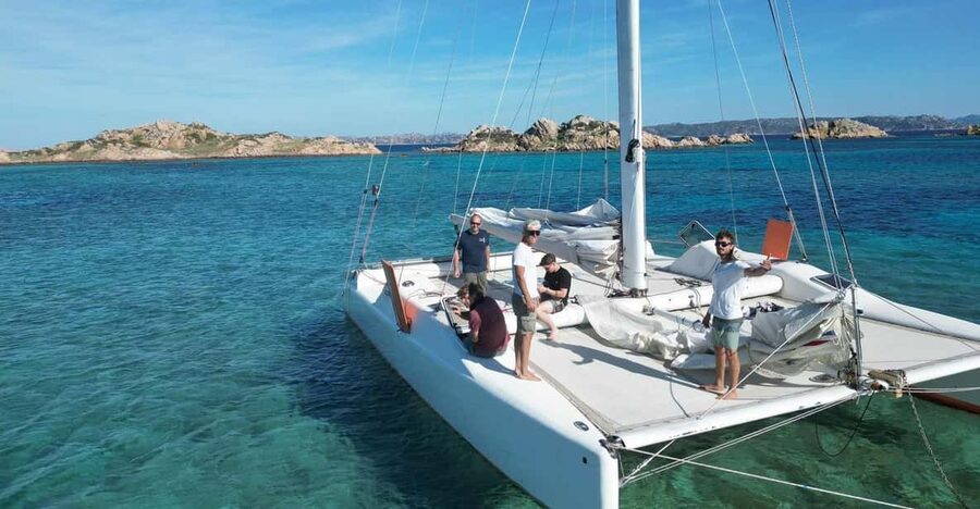 Catamaran: Day trips in La Maddalena's Archipelago - Piscine di Budelli, the first one-hour stop