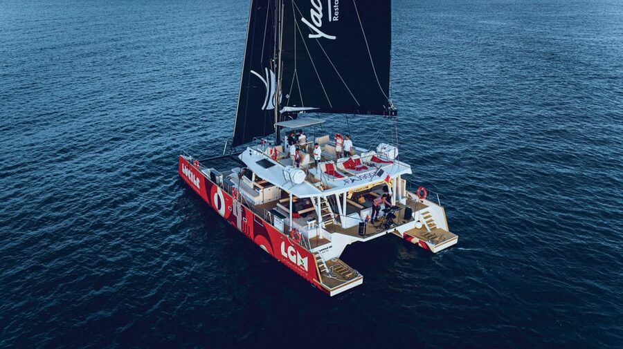 Catamaran Lucile | Sunday brunch - The swimming portion