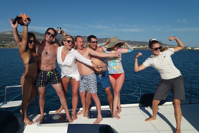 Catamaran Semi Cruise Paros Antiparos includes Food and Drinks - A nine-hour day that earns its length