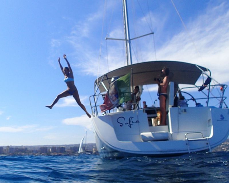 Catania: Coastline Sailing Trip with Aperitif and Prosecco - Swimming in the Ionian Sea