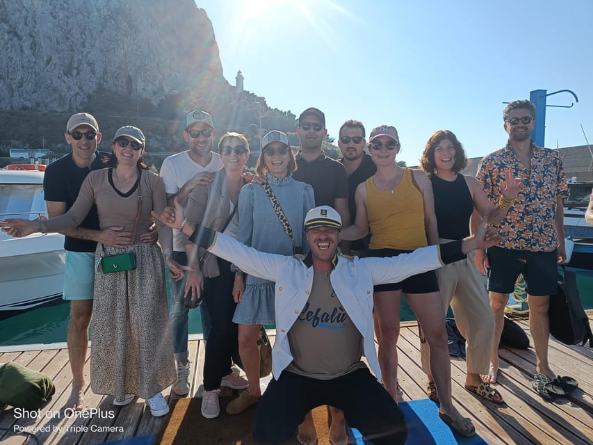 Cefalù: Mini Yacht with Snorkel Stops, Caves and Aperitif - Seeing Cefalù from the water