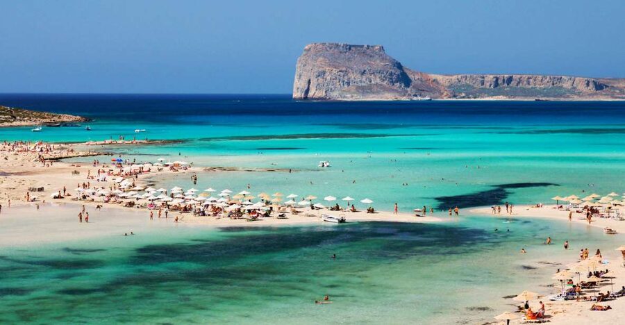 Chania Areas/Kalyves:Gramvousa Island & Balos,Boat Tkt Extra - Balos Lagoon and the offshore swim