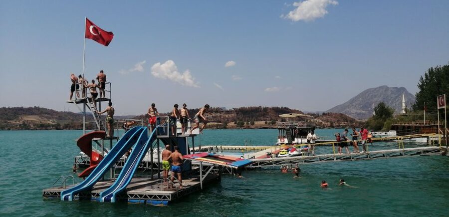 City of Side: Green Canyon Jeep Tour, Boat Trip & Waterfall - What the day feels like in practice