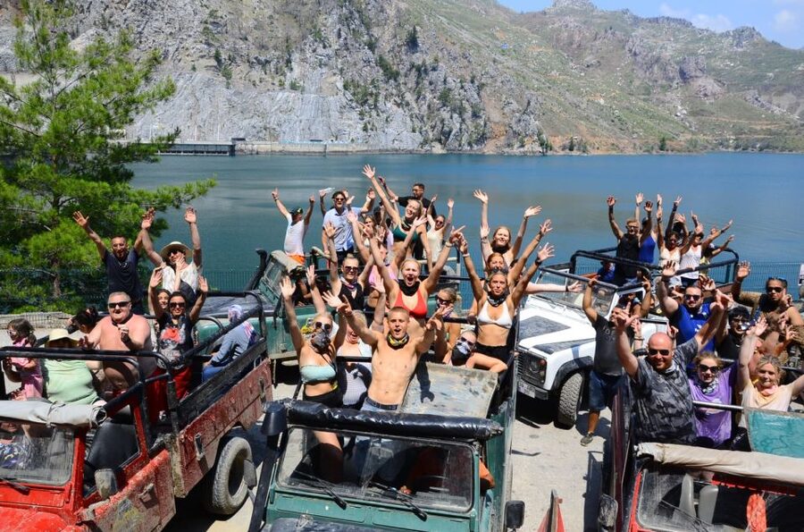 City of Side: Green Canyon Jeep Tour, Boat Trip & Waterfall - Green Canyon and Green Lake