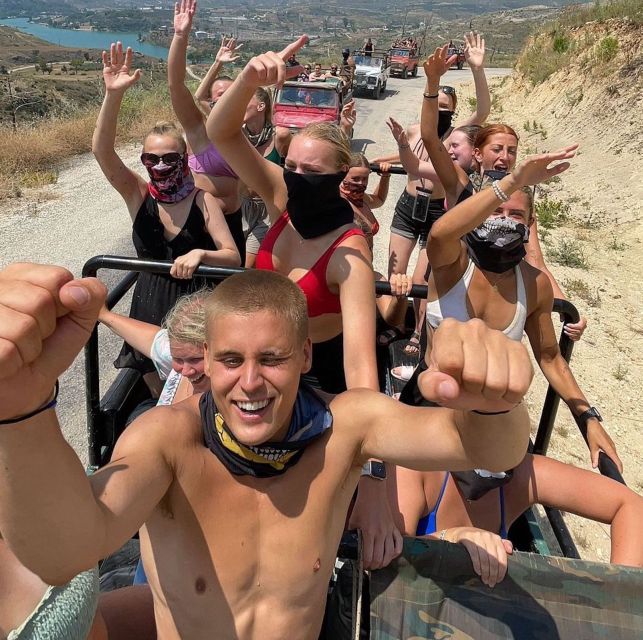 City of Side: Green Canyon Jeep Tour, Boat Trip & Waterfall - Pickup from Side and the start of the ride