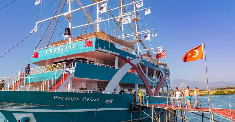 City of Side: Sightseeing Cruise w/ Swim Stops & Foam Party - Lunch on board, with drinks sold separately
