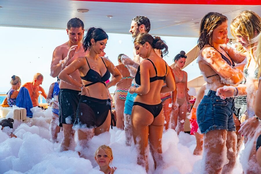City of Side: Sightseeing Cruise w/ Swim Stops & Foam Party - A final 20-minute swim near the river mouth