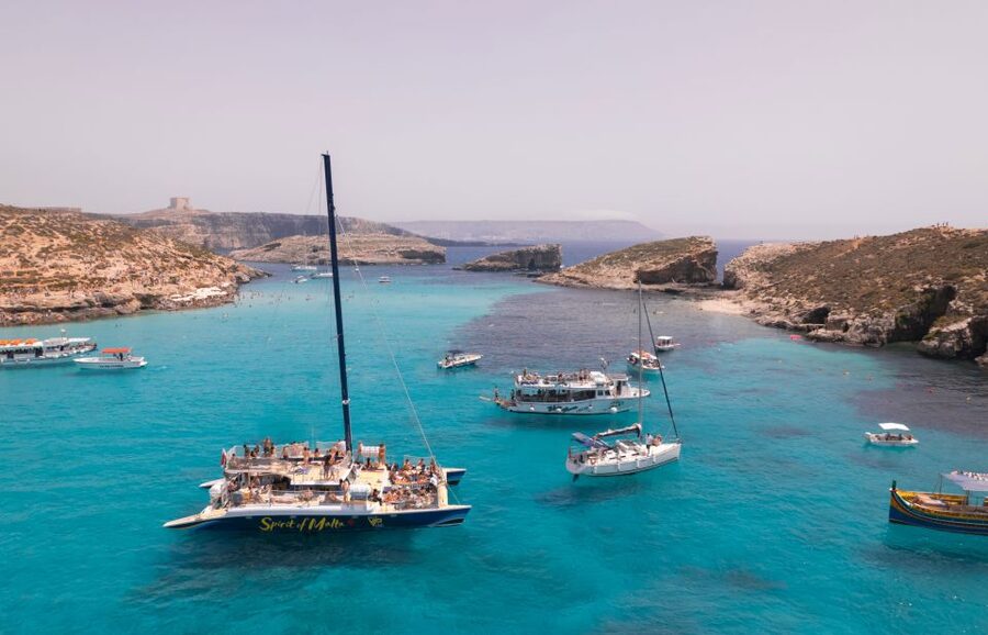 Comino: Blue Lagoon Catamaran Cruise with Lunch and Open Bar - What the Spirit of Malta day is really like