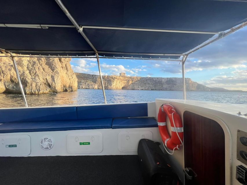 Comino & Gozo: Blue & Crystal Lagoons Cruise with Sea Caves - San Niklaw Bay and Santa Marija Bay