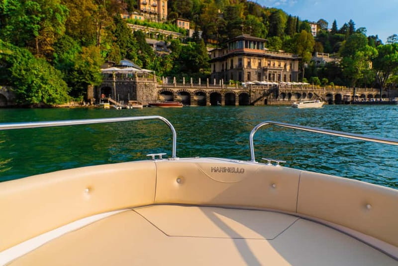 Como: Private 1-Hour Boat Rental - Villa d’Este from the lake