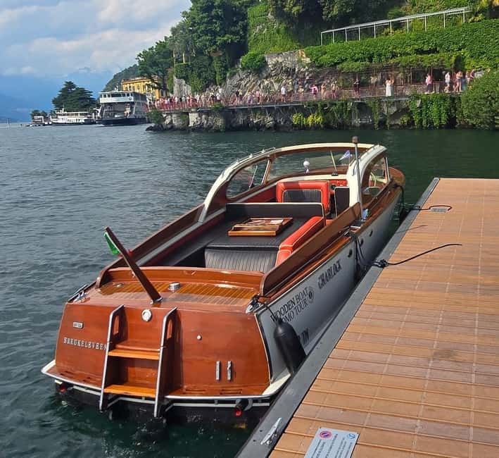 Como: Wooden Boat Shared 1-Hour Tour - Starting at Lungo Lario Trieste